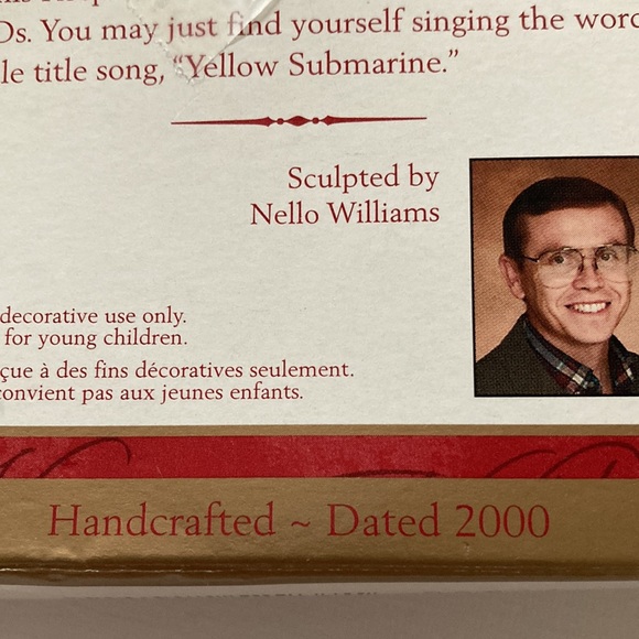 Hallmark Keepsake Christmas Ornament The Beatles Yellow Submarine - Picture 5 of 5